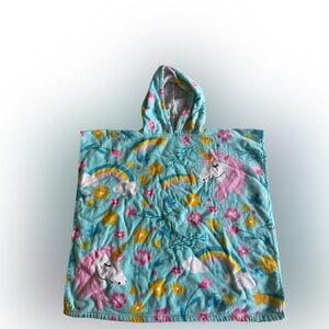 Unicorn hooded beach towel
